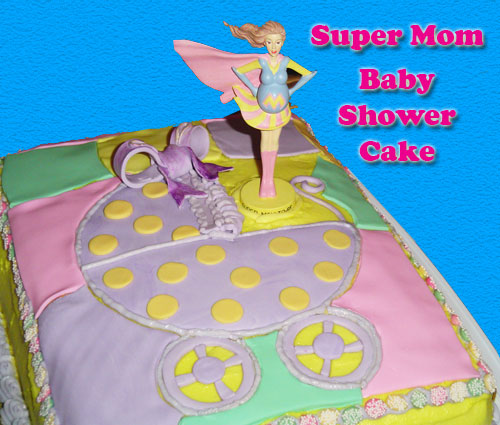 baby shower cakes. Baby Shower Cake for a Super
