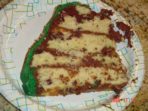 Slice of a Purse Cake